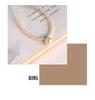 Women's Luxury French Hepburn Micro-Paved Diamond Pearl Choker Necklace