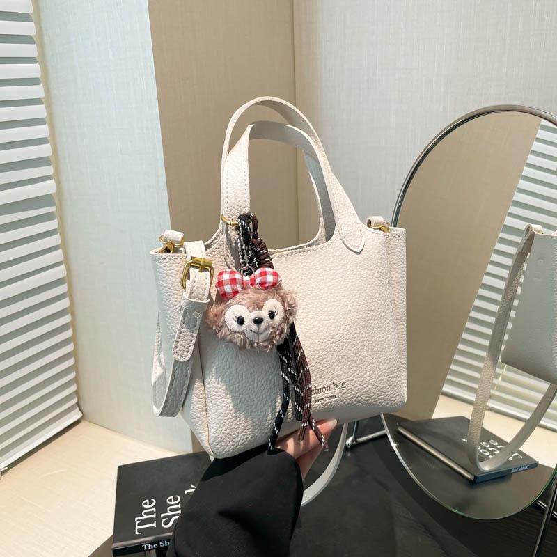 Niche design handbag bag women's new retro casual bucket bag shopping commuter shoulder messenger bag