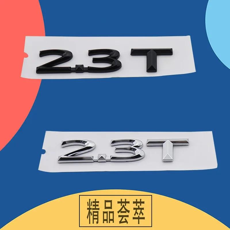 3D Premium 2.3T 2.3 T Letters car Fender trunk Rear Bonnet Decal Emblem Badge Sticker