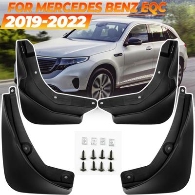4PCS For Mercedes Benz EQC 400 ~2022 Mudflaps Mud Flaps Mudguard Splash Fender Cover Car Accessories Protection Front