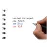 Uni-ball UM-153S Gel Impact 1.0mm Black Ink Gel Pens Pack of 5 for Office, School & Home Writing