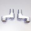 2PCS Shower Faucet Adjustable Adapter Solid Brass Wall Mounted Width Replacement Angle Valve Bathroom Accessories