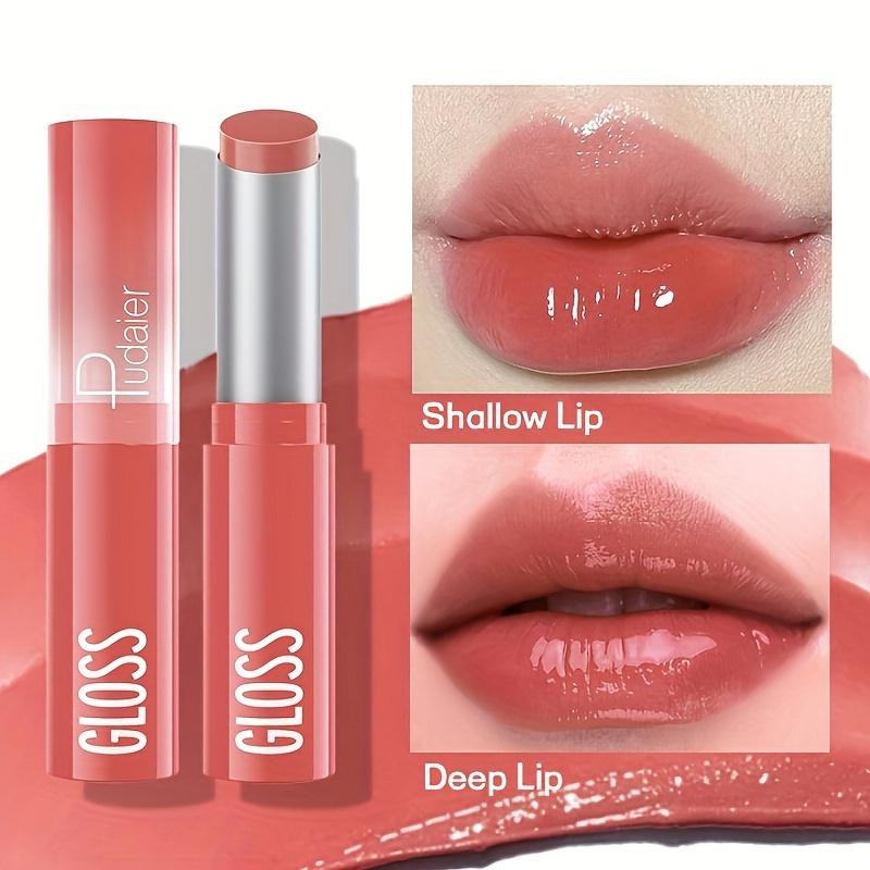 Berry Shine Lipstick Hydrating Long-Lasting Lip Gloss with Non-Sticky Finish Creamy Texture for Plump Lustrous Lips