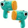 40 Holes Dinosaur Bubble Gun, Outdoor Bubble Machine Toys, Handheld Outdoor Bubble Gun Toys Seaside And Beach Accessories