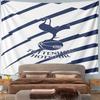 Tottenham Hotspur Logo Wall Tapestry Pattern Wall Hanging Tapestry Decorative Tapestry Home Decor for Bedroom and Living Room