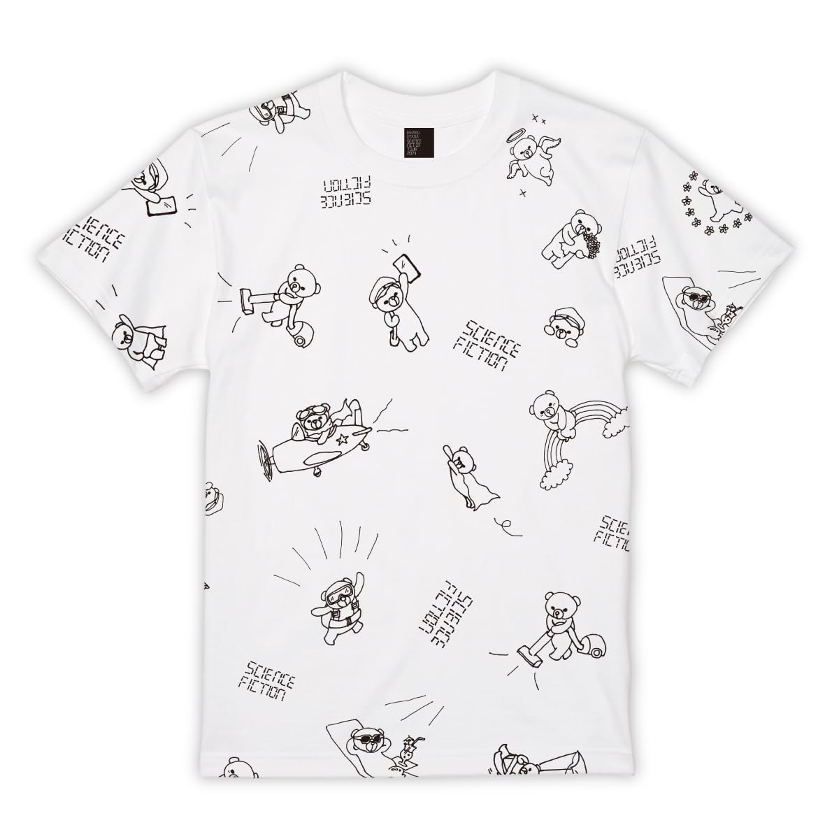 

[Utada Hikaru SCIENCE FICTION Tour Merchandise] Bear Print T-Shirt (S)