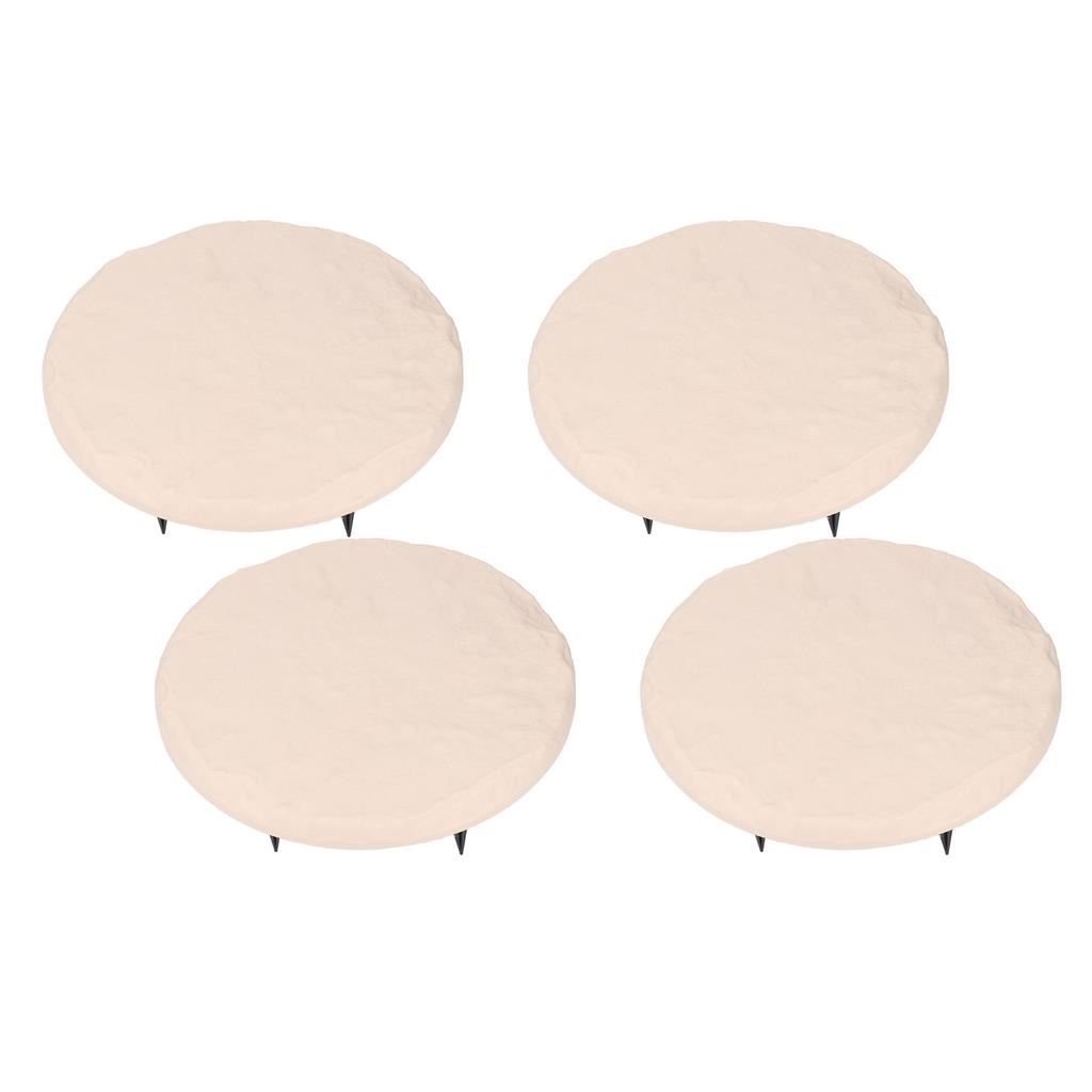 Outdoor Step Stones Decorative Polypropylene Resin Stepping Stones with Ground Stakes for Lawn Garden  Way