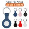 Silicone Case for Apple Airtags Cover Protective Shell Tracker Accessories Anti-scratch Sleeve Keychain For Apple Air Tag Case