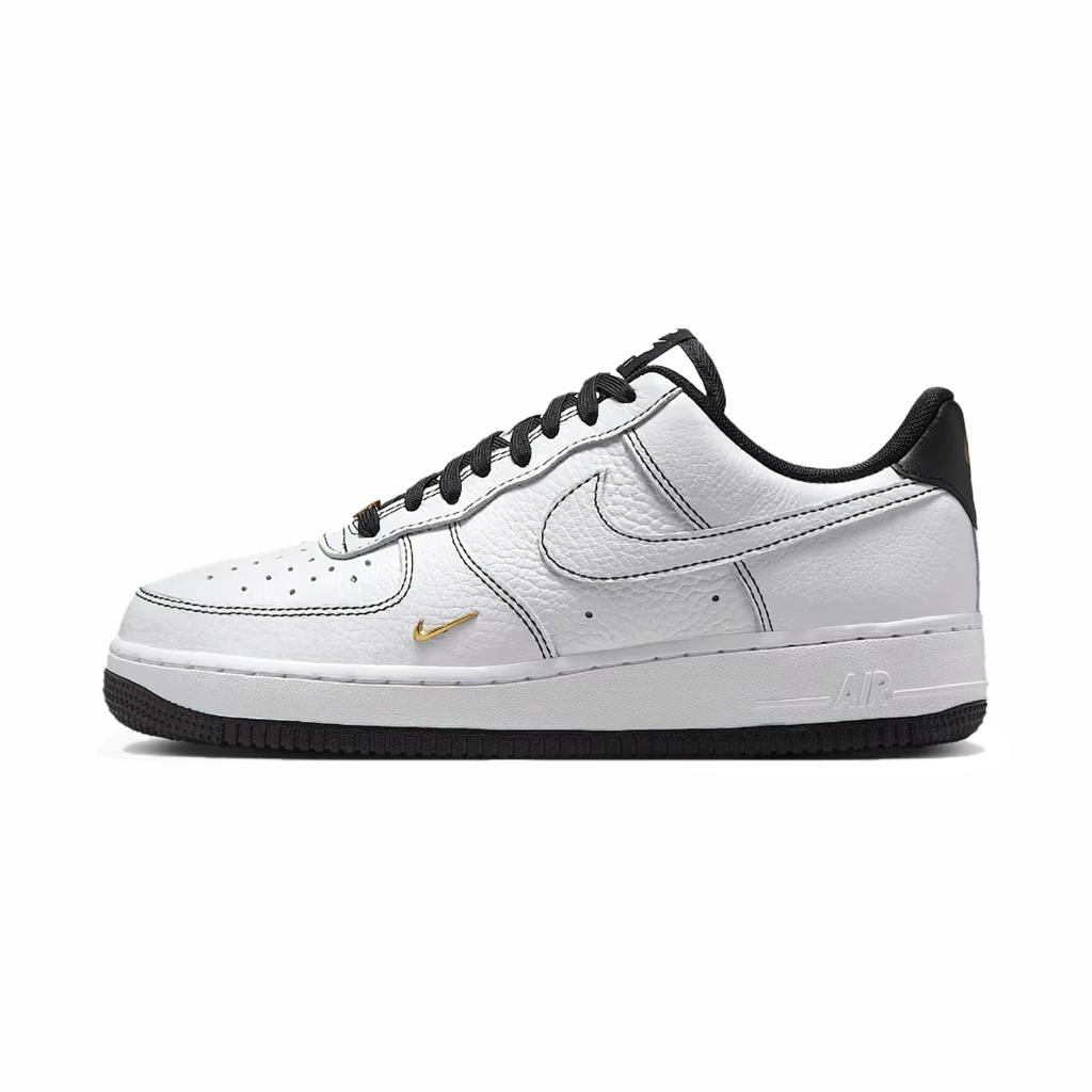 Nike Air Force 1 Reverse Panda Cushioning Lightweight Low top Skateboard Shoes Women's Black White IB6543-101(Team1690-)