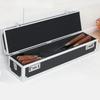 Aluminum Chef Knives Case Metal Toolbox Password Suitcase Tool Box Organizer with Handle, Shoulder Strap Catering Carrying Case