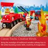BRIO Fire Rescue Set 33815, for ages 3 and up. [Toy, Wooden Toy, Wooden Rail, Rail Set, Gift (Birthday/Christmas)]