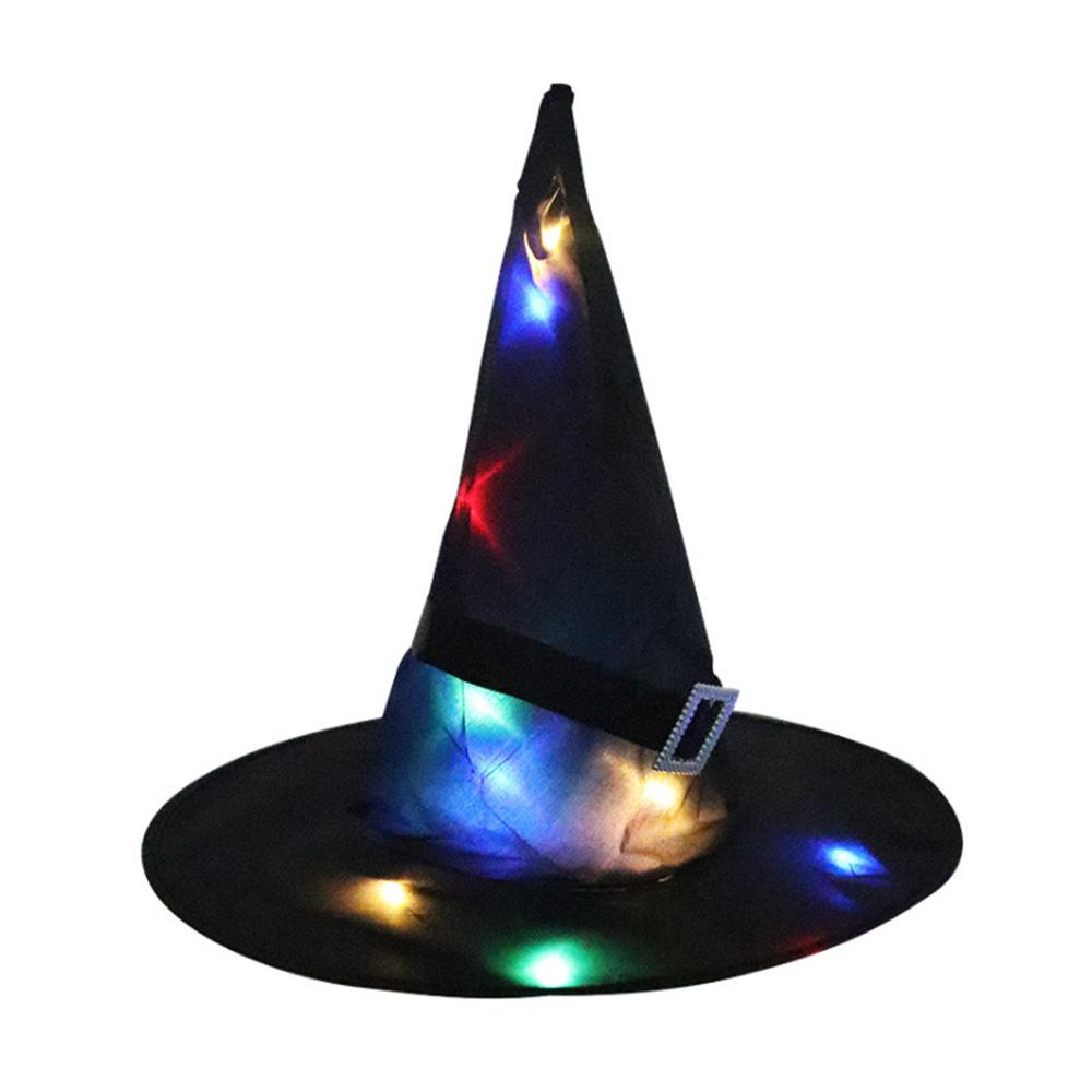 LED Lichter Hexenhut Halloween Elfenohren Für Kinder Partydeko Outdoor Baumhängeornament Halloween Dekoration 1 Stück