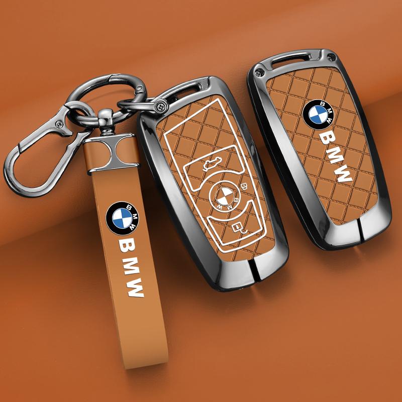 Alloy Car Smart Remote Key Case Cover Protection Shell 3/4 Buttons For BMW F20 G20 G30 X1 X3 X4 X5 G05 X6 X7 G11 F15 F16 G01 G02 RW7