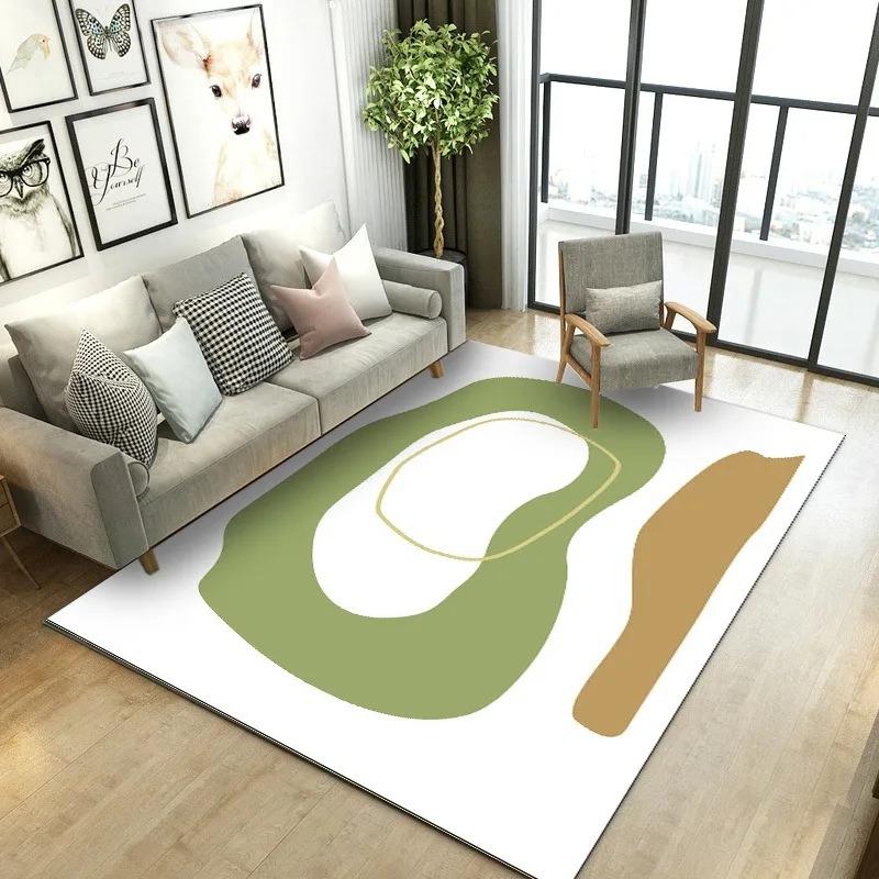 Creative Geometric Style Pattern Bedroom Floor Mats Decoration Home Living Room Floor Mats