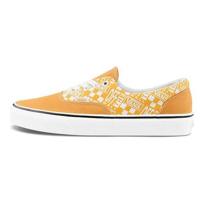 Era Slip Resistant Durable Lightweight Low Top Skate Shoes Unisex Sneakers White Orange VN0A54F13S6