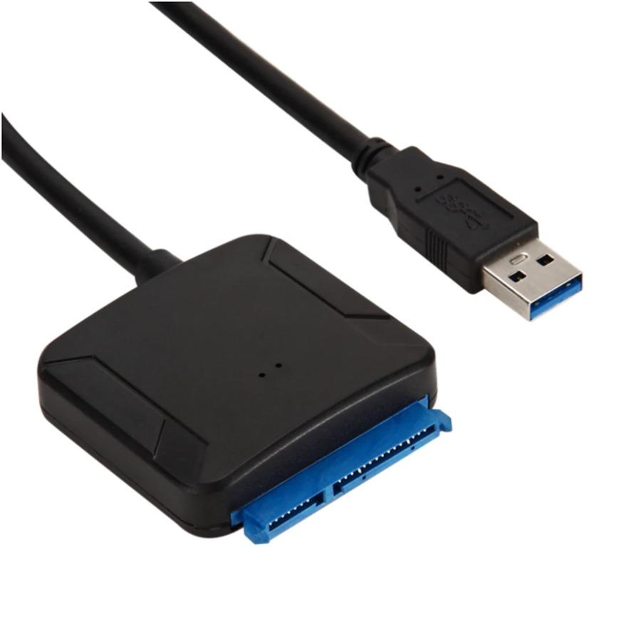 USB 3.0 Adapter Cable for 2.5" 3.5" HDD SSD Hard Drive 5Gbps External Converter with 12V Power Adapter USB 3.0 To SATA Converter