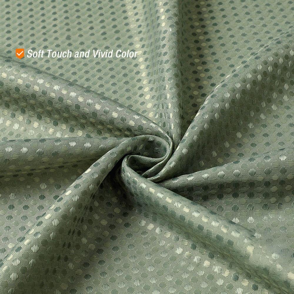 Waterproof Plain Waffle Shower Curtain Mildew-proof Bathroom Partition Curtain  Toilet