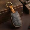 Leather holder shell cover Car Fob Key Case Protector for Hyundai Ix25 I10 Ix35 Mistra 2013-2018 Remote Keychain Accessories