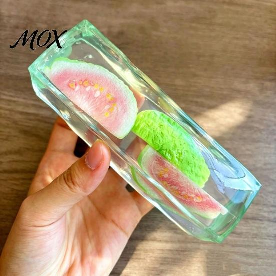 Stress Relief Clear Stick Toy Shapeable Fruit Bar Squeeze Toy, No Rebound Soft Stretchy Fidget Strip for Relaxation