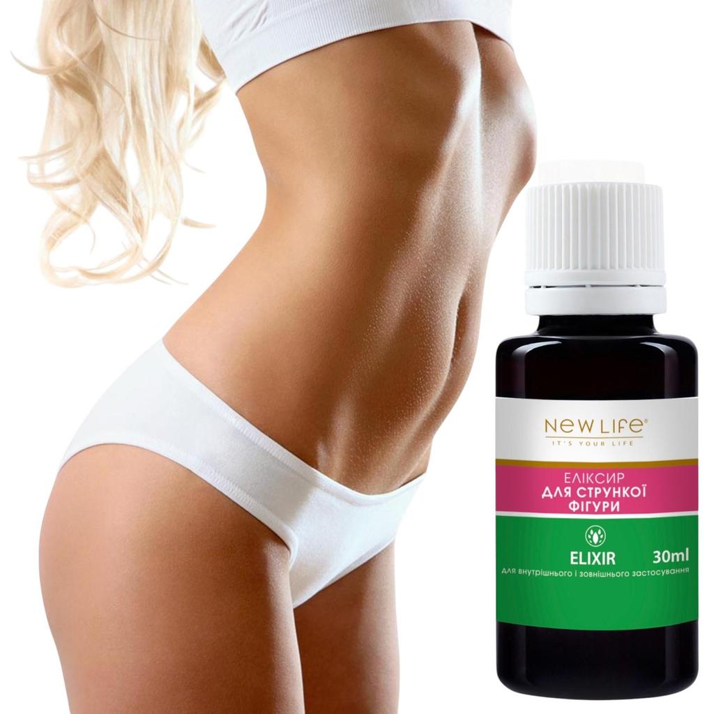 Elixier für eine schlanke Figur, pflanzliches Nahrungsergänzungsmittel New Life