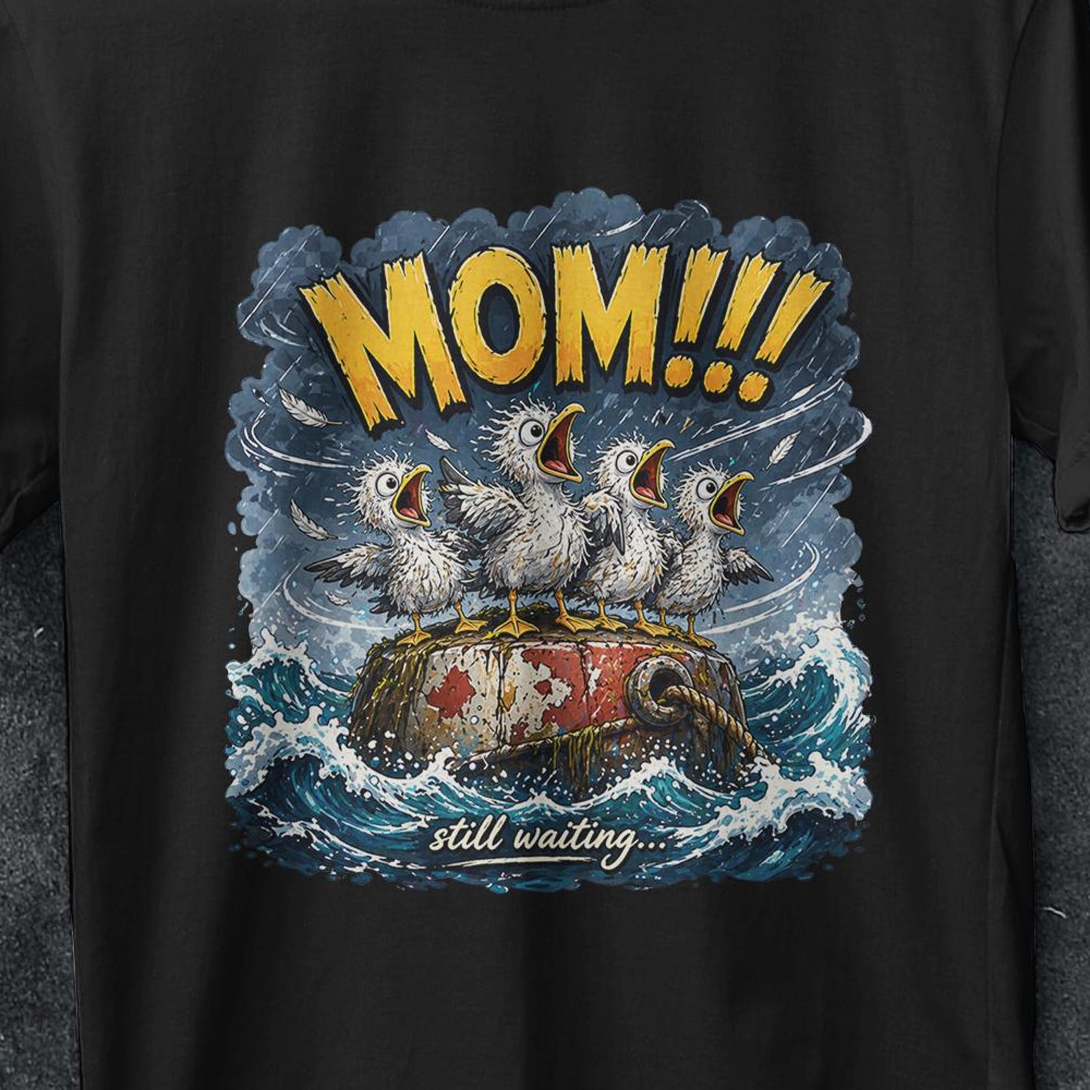 Seagulls Mom Shirt, day gift, Seagull Mom Mom, Funny Mother s Day, Gift For Mom, Disney T-Shirt, Disney Finding Nemo Seagulls, Bird XL