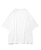 GORDON MILLER Men's Short Sleeve Stand Up T-Shirt, White, Size L, 32606