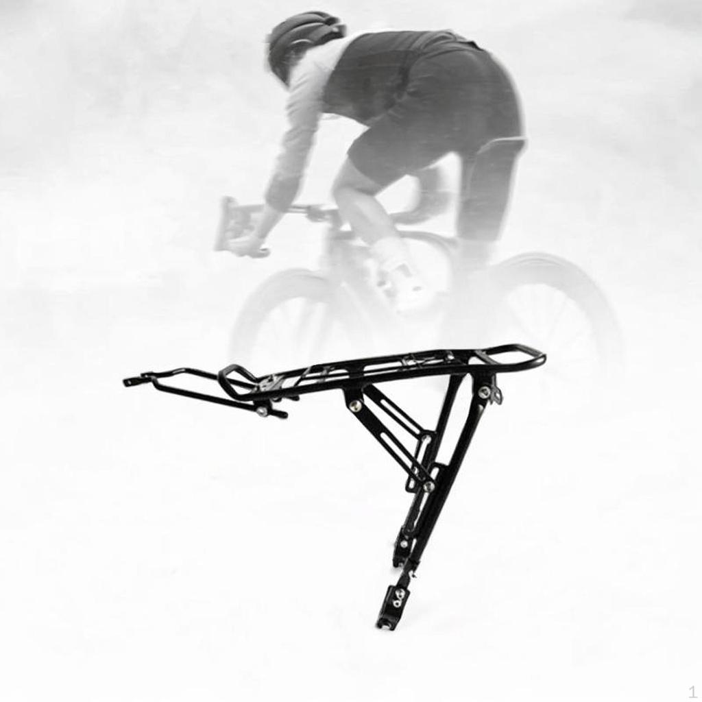 Rear Bike Rack Cargo Disc Brake Mount Adjustable Bicycle Luggage Carrier Holder