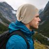 Double Layer Knitted Outdoor Baggy Skullcaps Polyester Fashionable Baotou Hat  Autumn Spring