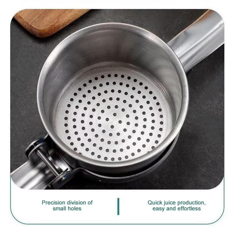Stainless Steel Vegetable Dehydrator Ergonomic Handle Fruit Ricer Presser Potato Masher  Household