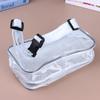 1Pcs Anti-static Transparent PVC Waist Bag Clear Mesh Tool Kit Fanny Pack Waterproof Portable Workshop Storage Organizer Bag