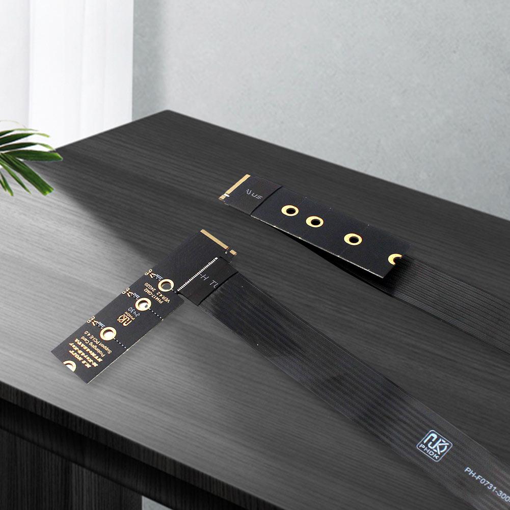 M.2 NVME NGFF M-Key SSD Extension Cable Support PCle4.0 M.2 NVMe SSD Extension Cable for M.2 2230 2242 2260 2280 SSD