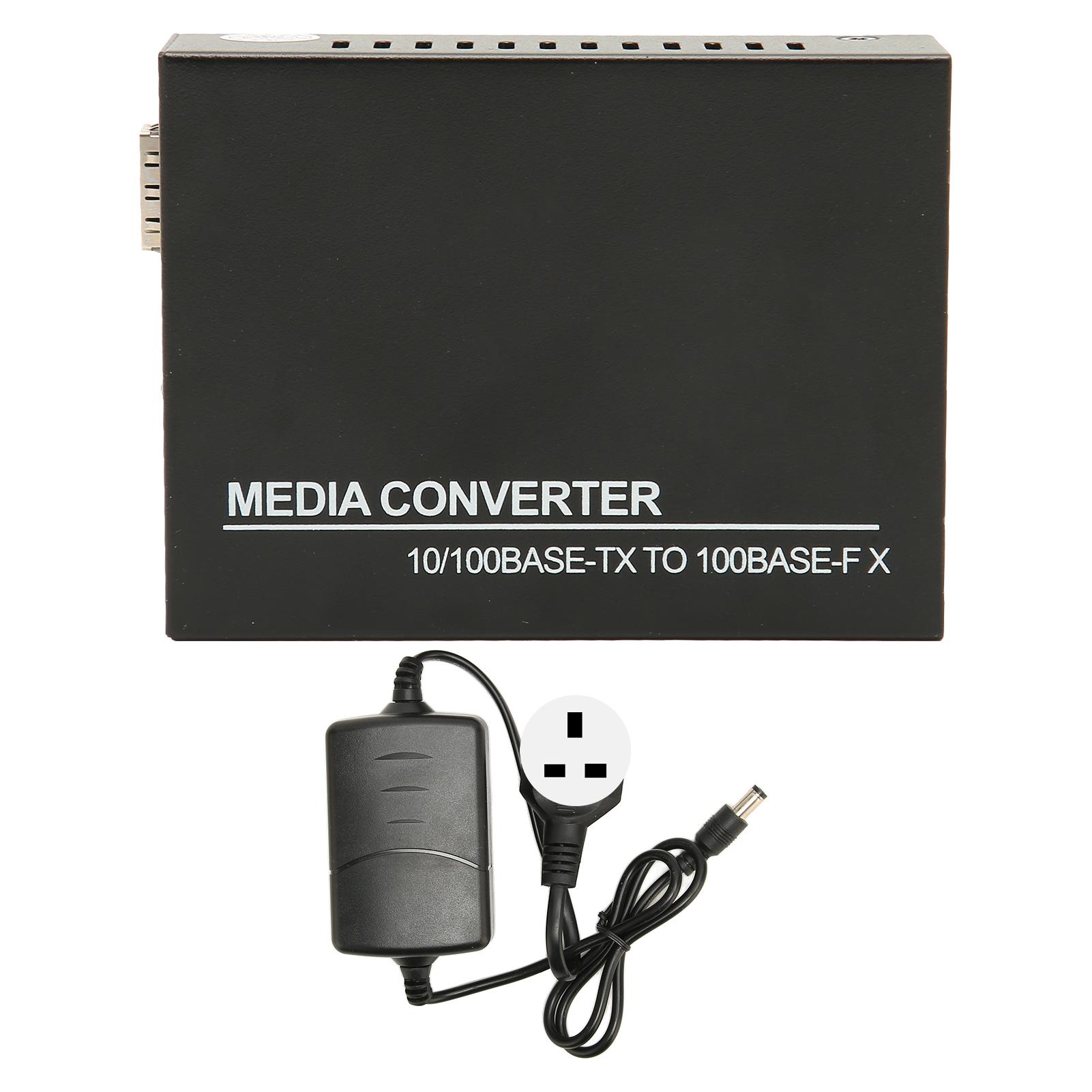 

SFP Ethernet Switch 10M 100M Auto Negotiate Full Half Duplex LED Indicator Fiber Media Converter