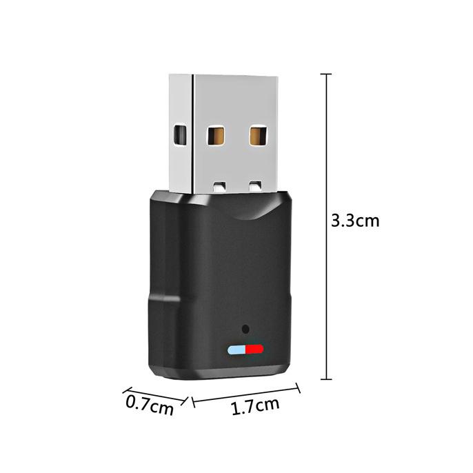 Bluetooth Audio Adapter Wireless Headphone Adapter Receiver for PS5/PS4 Game Console PC Headset 2 In 1 USB Bluetooth 5.3 Dongle