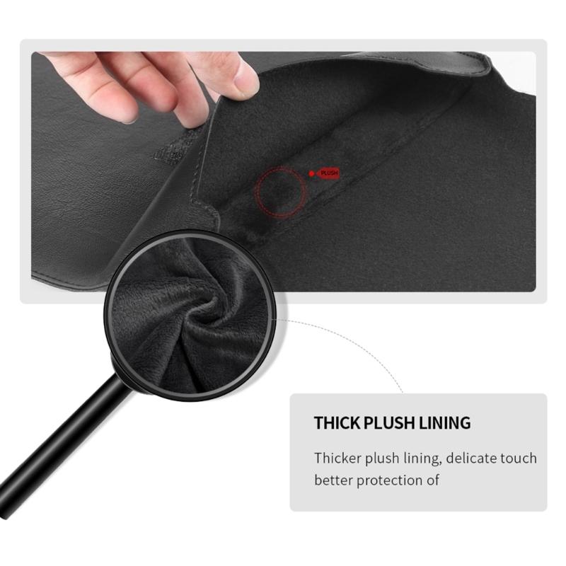 13 14 15 16palcové ochranné pouzdro na notebook Magnetické zapínání Voděodolný Design proti poškrábání Zahrnuje úložnou taštičku a funkci stojánku