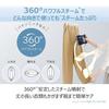 Panasonic Clothing Steamer 360° Powerful Steam Compact Type Grayish Navy NI-FS580-A