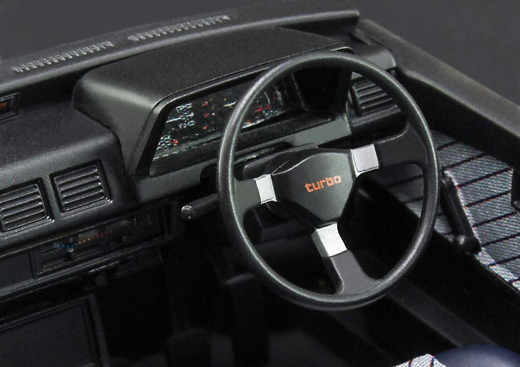 Hasegawa Toyota Starlet EP71 Turbo S early model plastic model 20449 1/24 (3 door)