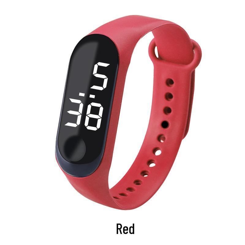 Waterproof LED Touch Control Casual Sports Watch for Students and Couples