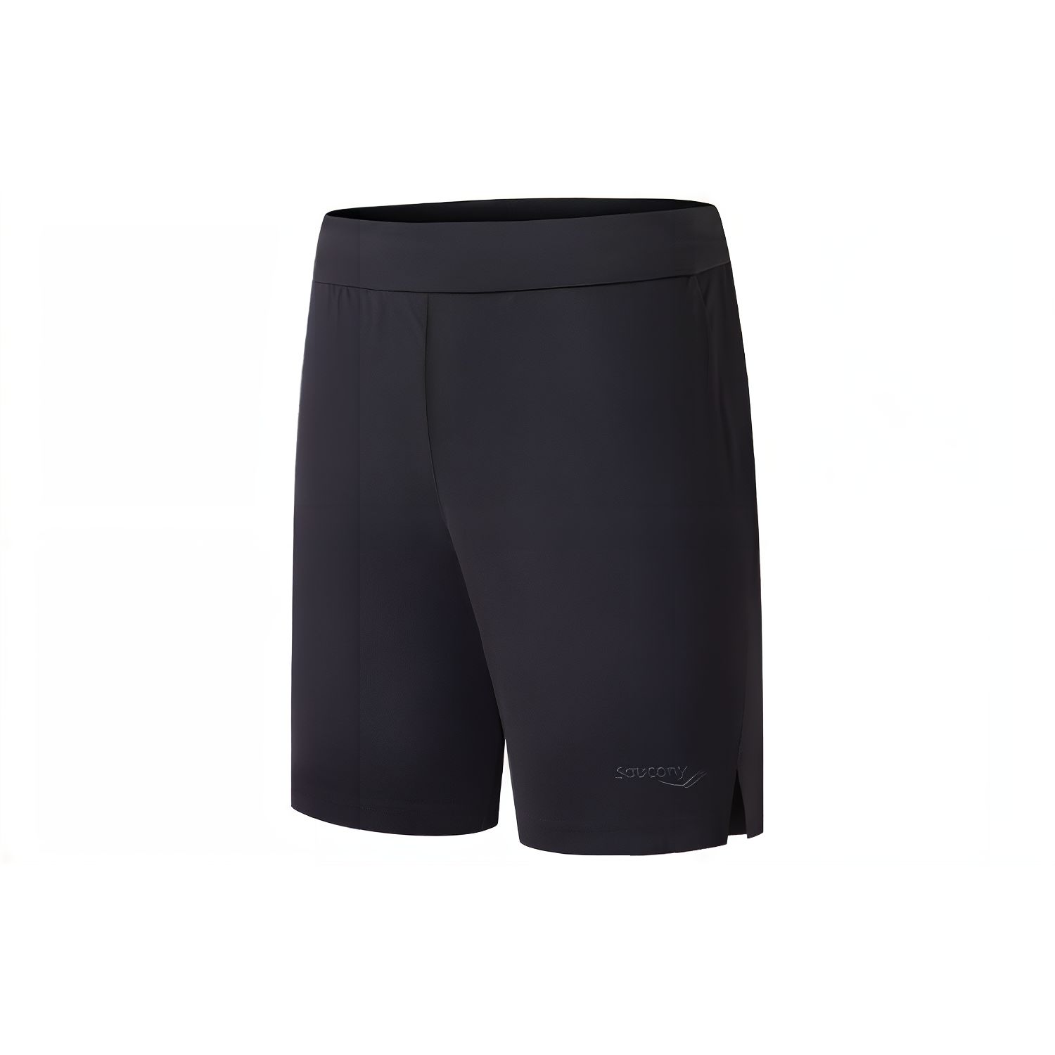 

SAUCONY Однотонные шорты средней посадки на резинке для спорта мужские шорты Черный SC2239028B-1 XXL