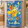 Beach TowelPokémon Custom Name Text Personalized Soft Towel for Beach Pool Indoor Home Decor Gift