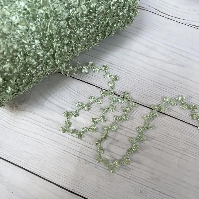 500g Big Ears, Double-sided Circular Yarn, Glossy Circular Yarn, DIY Handmade Mixed Thread Material, Hand Woven Scarf, Bag Yarn