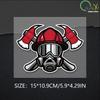 For Rescue Fireman Department Suitable For VAN RV SUV Car Stickers Decals Waterproof Occlusion Scratch