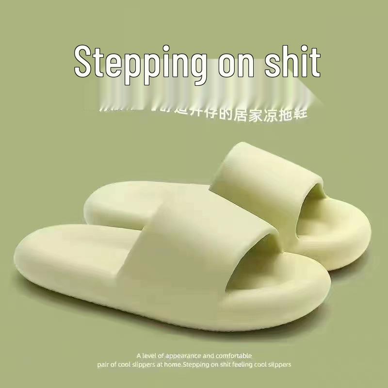 2026 Summer Non-Slip Indoor Slippers - One-Strap, Unisex Bathing Sandals