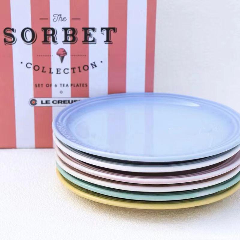 Colorful French Ceramic Tableware Set: 18cm