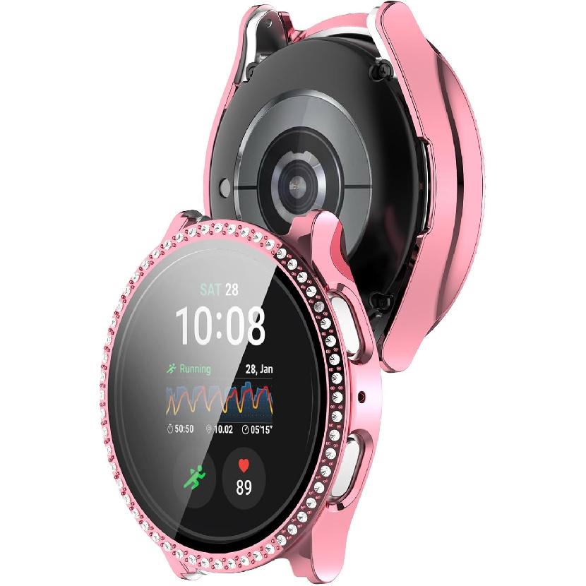 

Защитная пленка Chofit для Samsung Galaxy Watch 7 40 мм 44 мм, чехол с блестками, женский, с бриллиантами и стразами, жесткий ПК, прочный бампер с закаленным стеклом 40mm