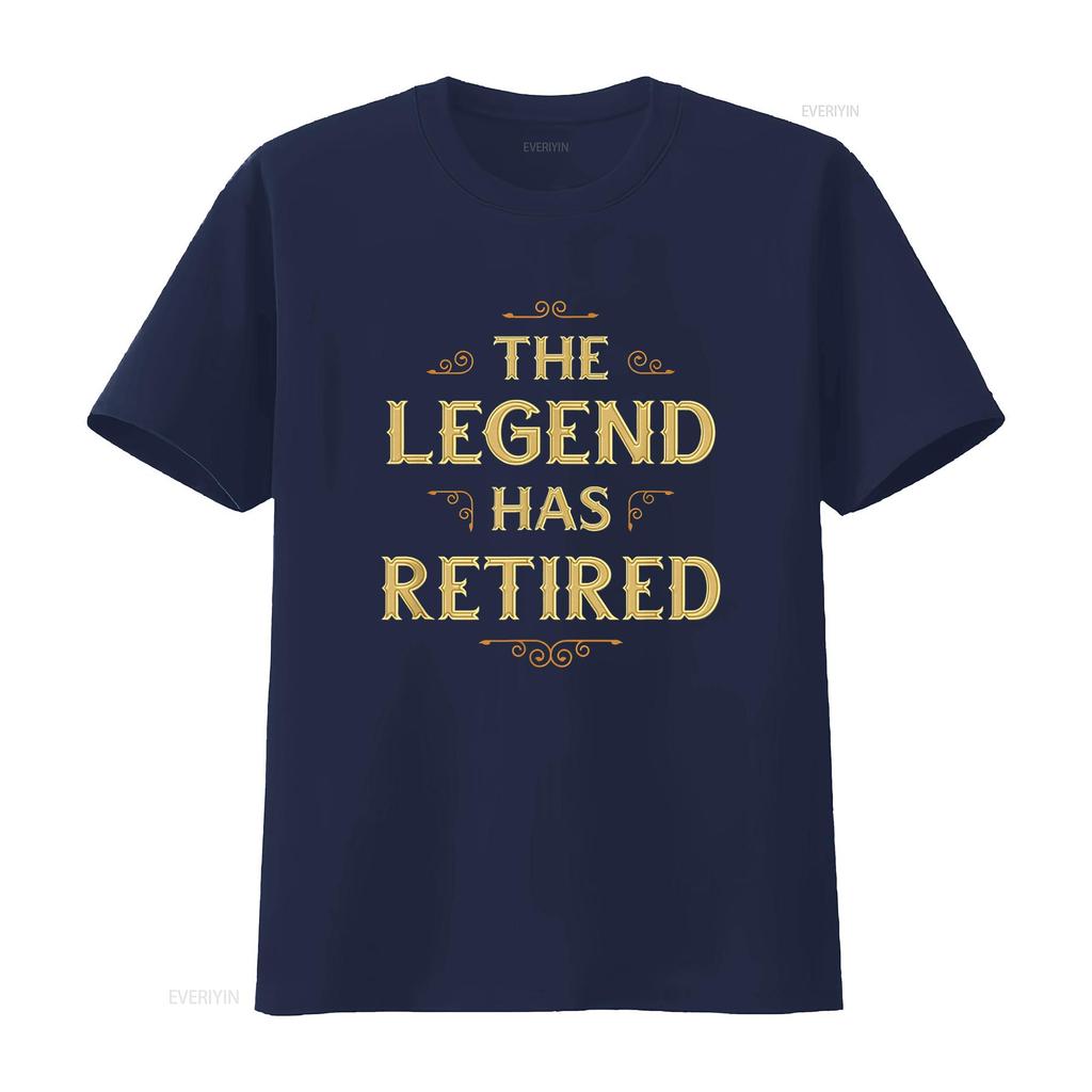 The Legend Has Retired For Retirement 2024 T Shirt vintage Washed streetwear Versatile Slightly designer clothes Comfortable