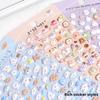 3D Puffy Stickers Kawaii Cartoon Animal Cute Scrapbooking Diy Journal Stationery Sticker Deco Aesthetic Art Supplies