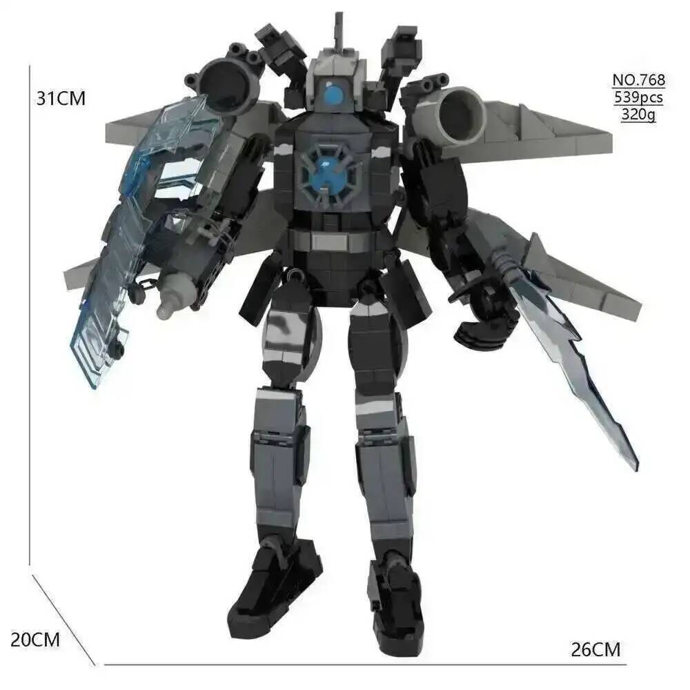 Скібіді Туалет Титани Оператор Блок Скібіді Туалет Титани Спікер Мен Спікермен Будівельний Блок Годинниковий Чоловік Телевізійний Чоловік G Чоловік