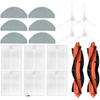 Compatible with Xiaomi Robot Vacuum 3C / E10 / E12 / B112 Roller Main Side Brush Hepa Filter Mop Cloths Replacement Spare Part Accessory(9 Pcs)