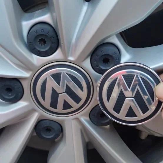 2026 Hot For VOLKSWAGEN VW 4pcs 55-56mm For VW Golf Passat Jetta Beetle CC Bora Polo Touareg Tiguan Wheel Center Cap Rim Caps Ca