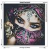 Diamond Beautiful Eyes Series Full Kits Resin Crystal Wall Art Diamond Painting "Portrait" Picture